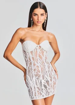 Cheap Bryson Embellished Lace Dress Exclusively Ours