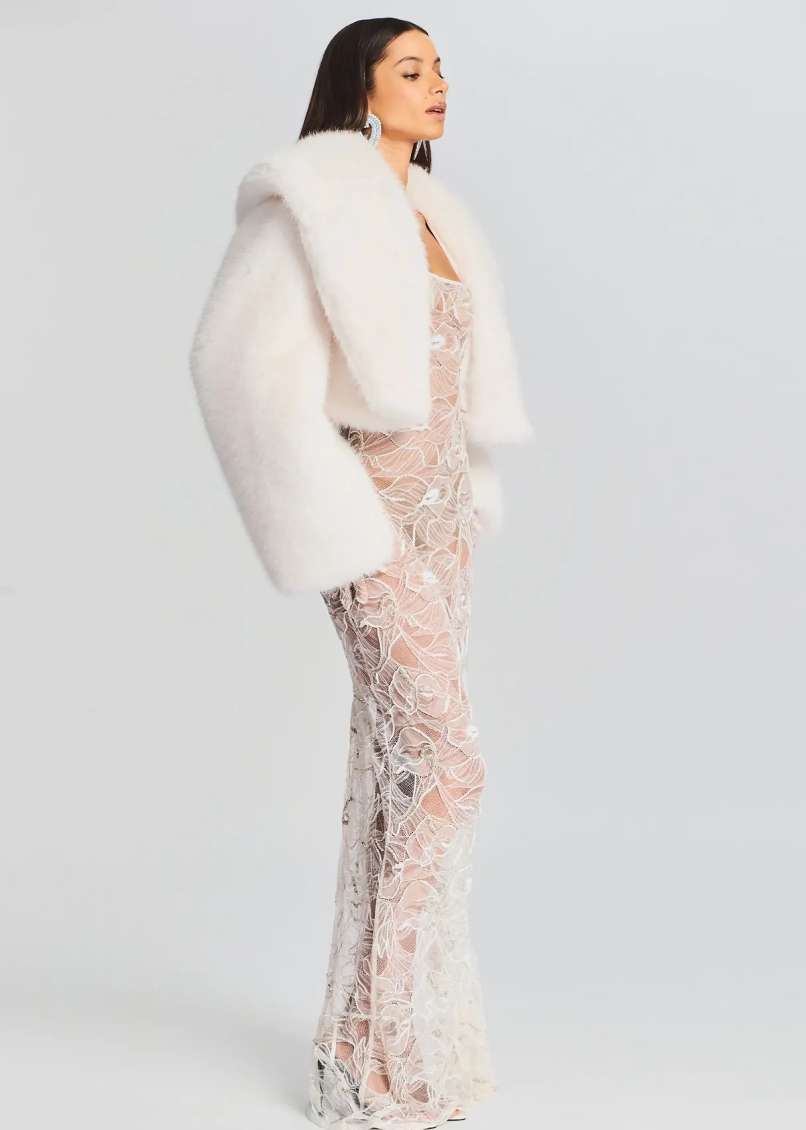 Sale Cadence Faux Fur Coat Rehearsal Dinner