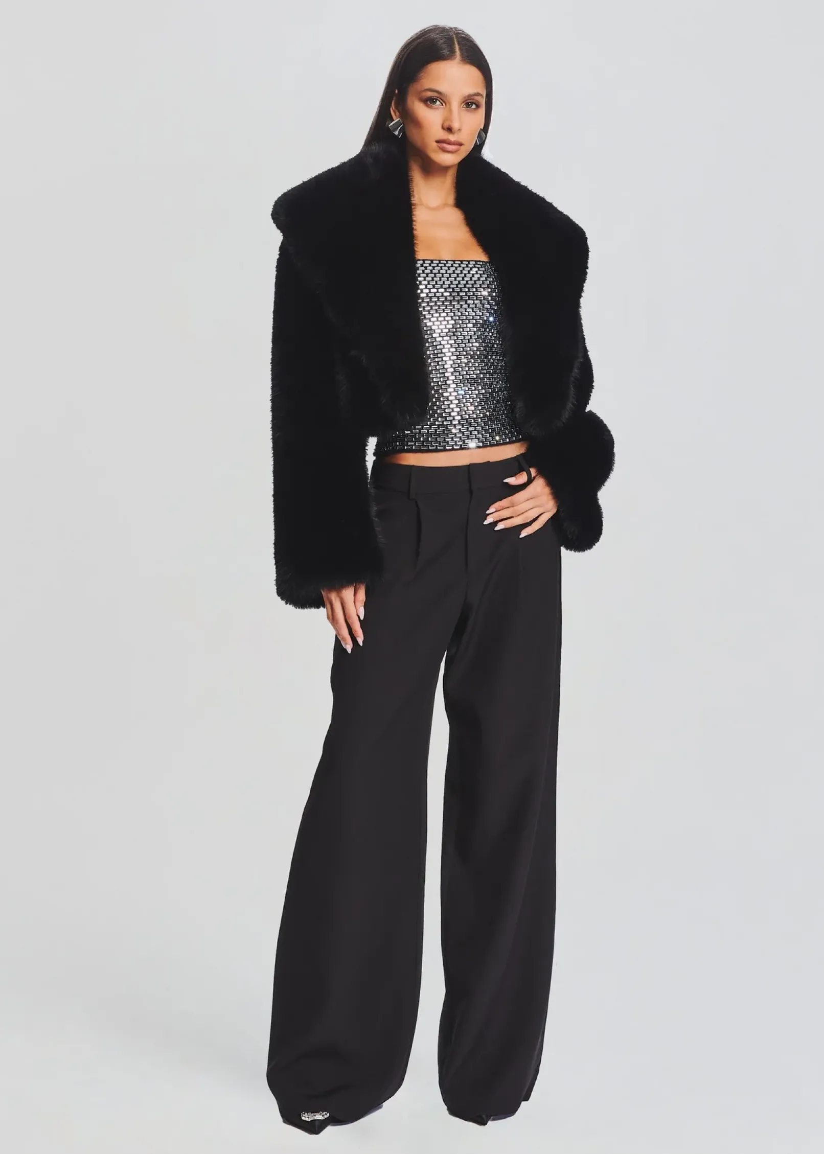 Discount Cadence Faux Fur Coat RETROFÊTE