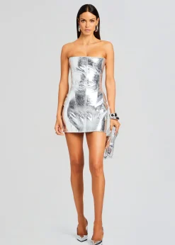 Store Casmir Leather Dress Dresses