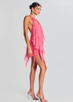 Sale Caspian Silk Chiffon Dress Guest Of