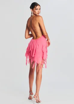 Sale Caspian Silk Chiffon Dress Guest Of