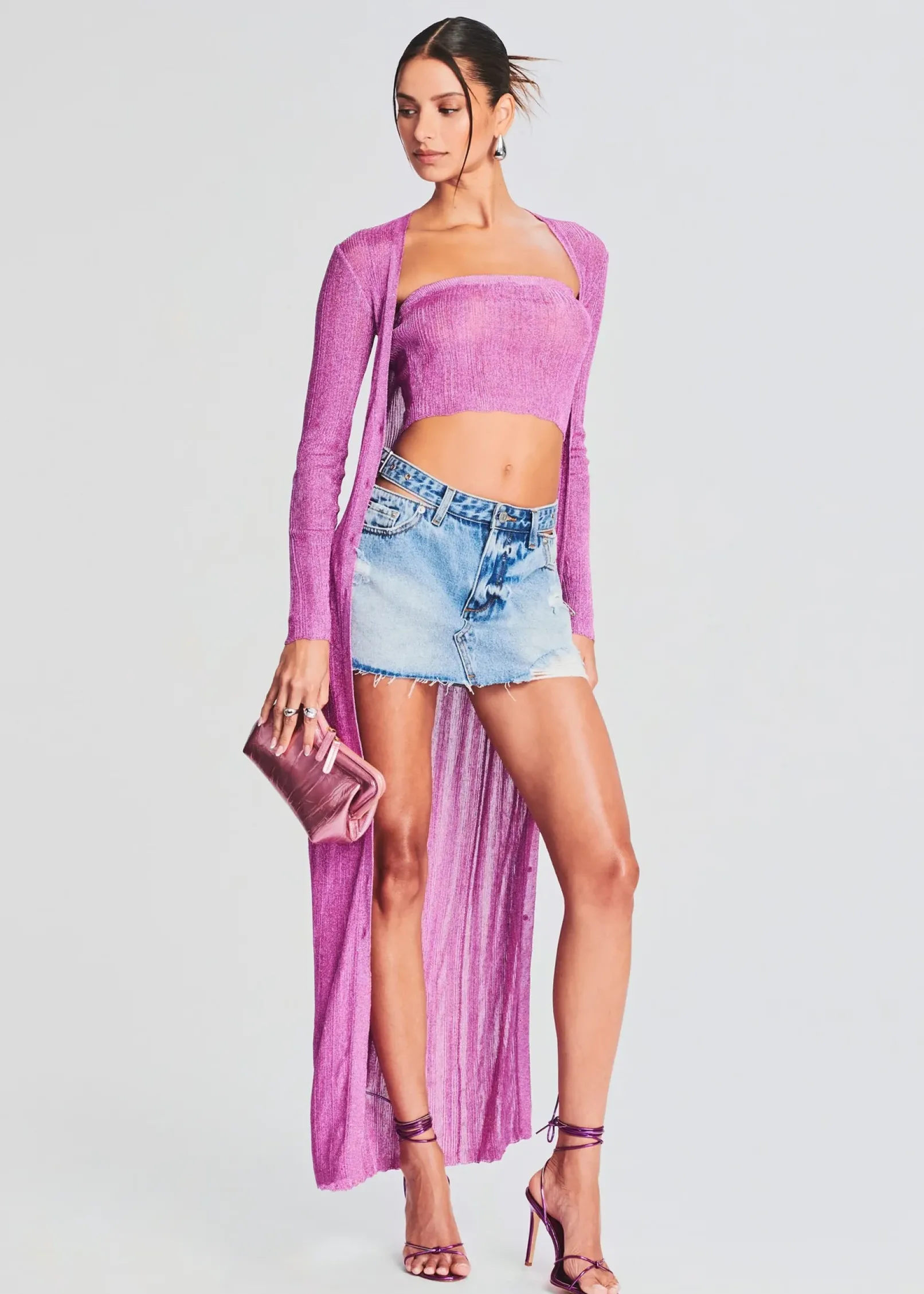 Cheap Cassia Denim Skirt Denim