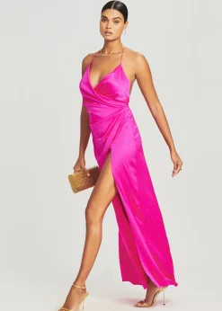 Hot Ceres Embellished Silk Dress Guest Of