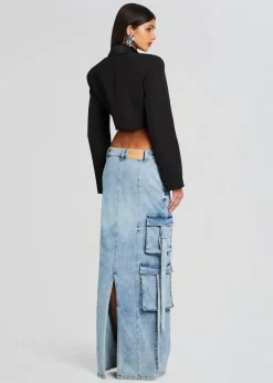 Sale Cerise Cargo Denim Skirt RETROFÊTE