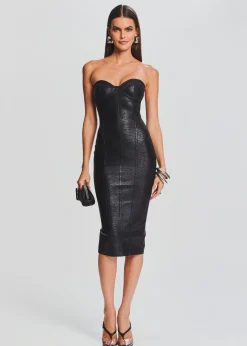 Best Charlize Coated Knit Dress RETROFÊTE