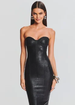 Best Charlize Coated Knit Dress RETROFÊTE
