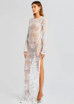 Best Cherri Sequin Crochet Dress Guest Of