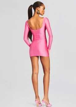 Best Sale Chiara Lycra Mini Dress Tropical Hues