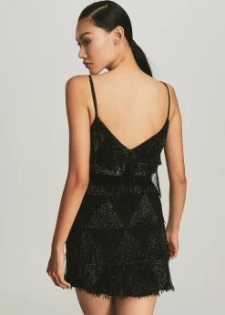 Discount Claire Sequin Fringe Dress Dresses