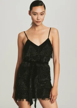 Discount Claire Sequin Fringe Dress Dresses