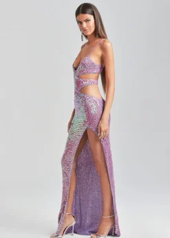 New Coco Crochet Dress Subtle Shimmer