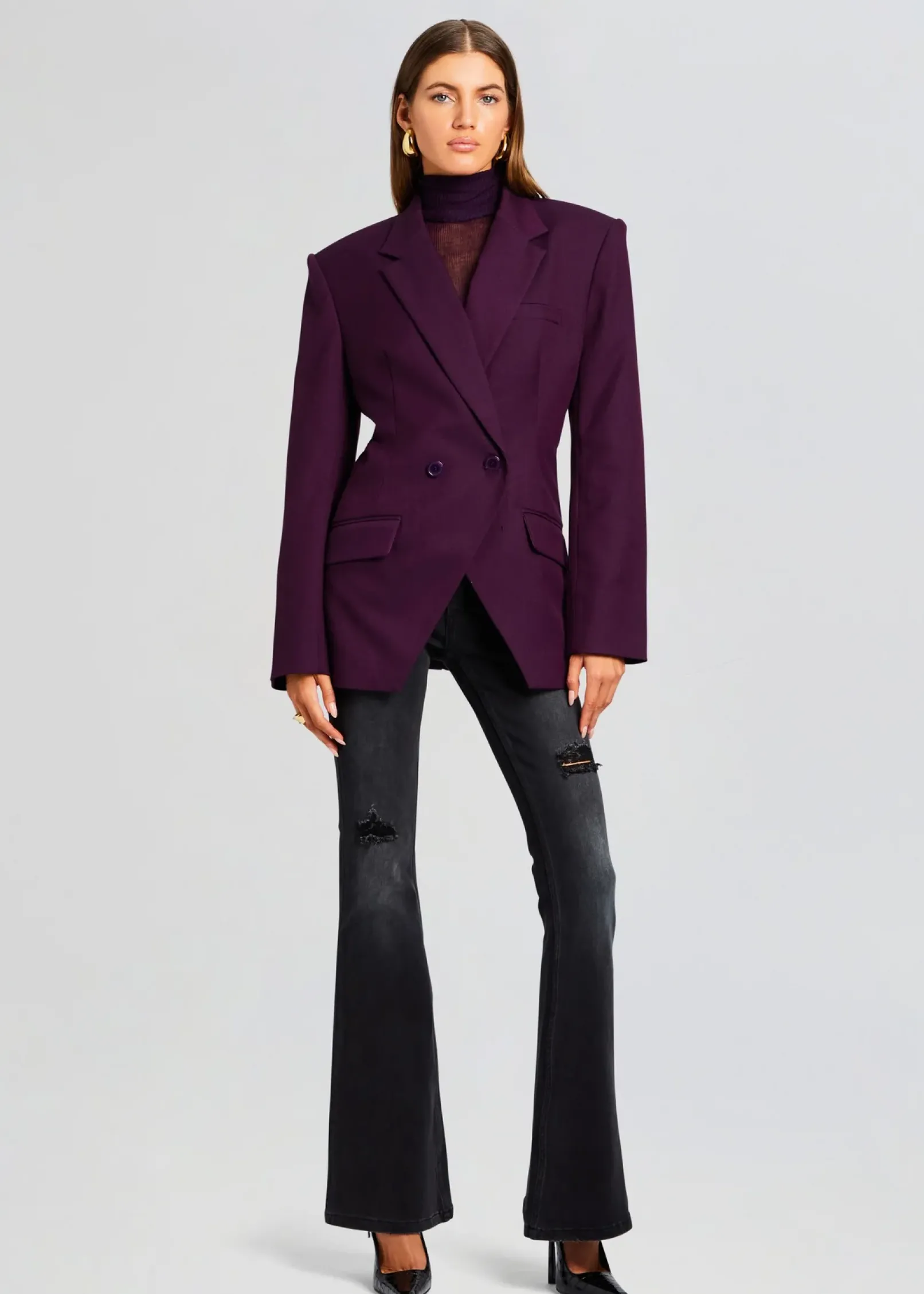 Cheap Cosmo Blazer Business Chic