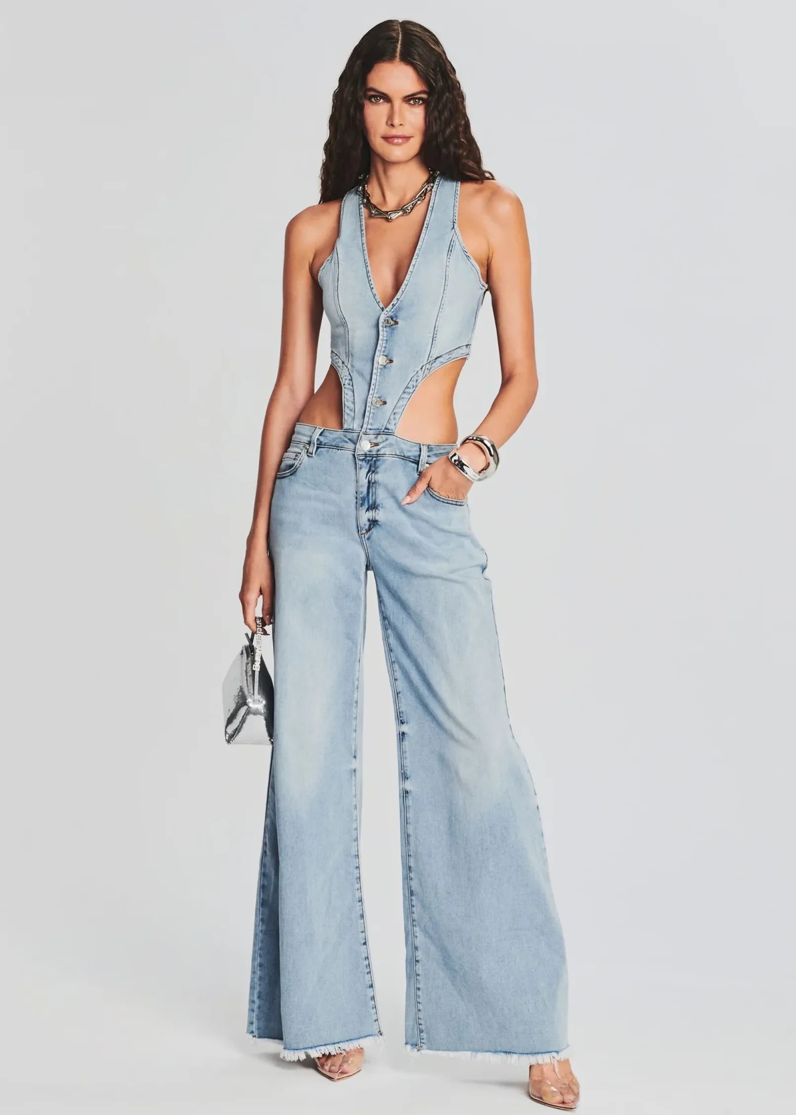 Hot Dallas Denim Jumpsuit Jumpsuits