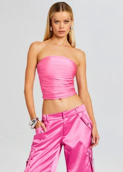 Discount Debbi Strapless Top Night Out