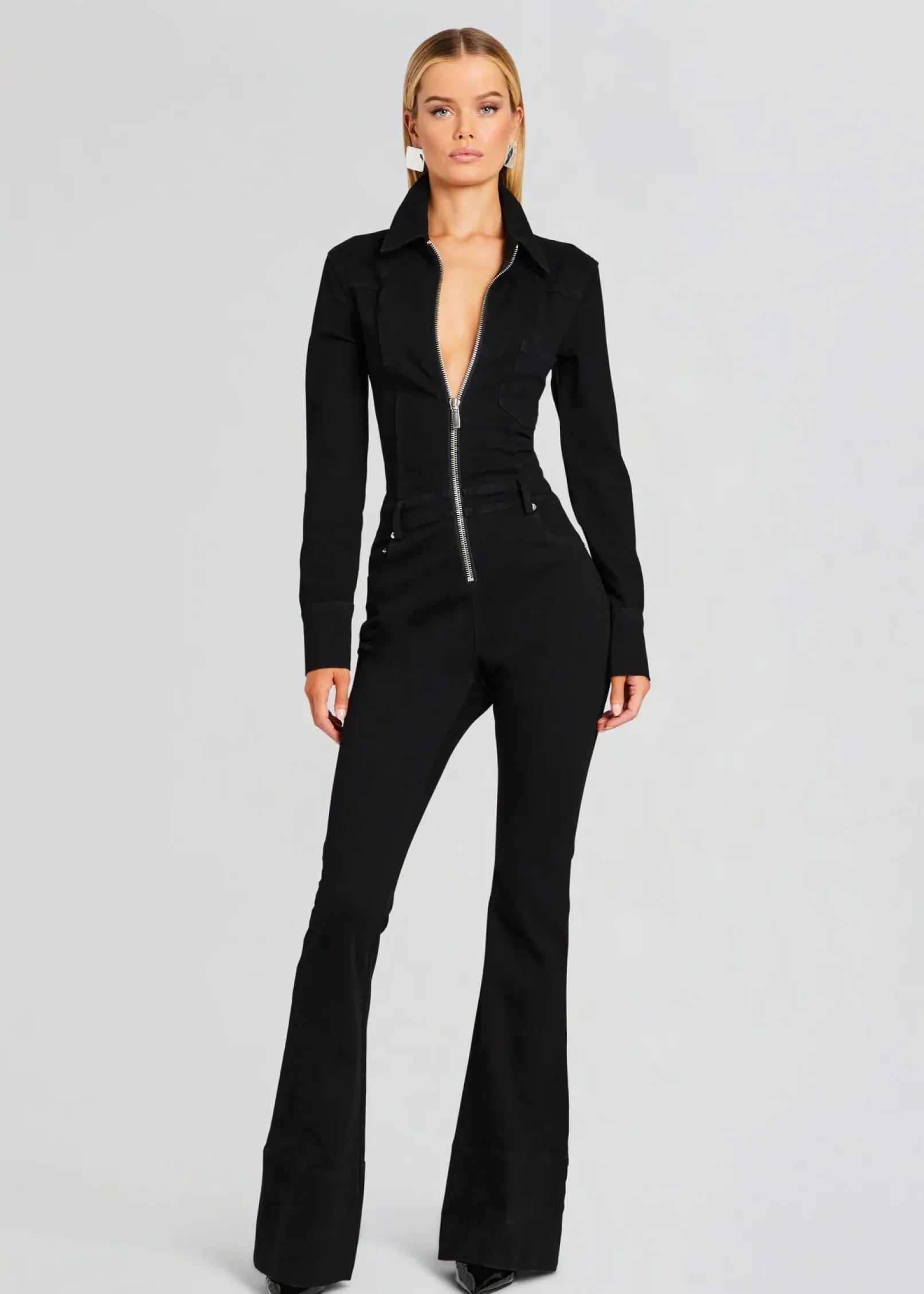 Best Deedee Denim Jumpsuit Day to Night
