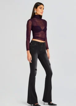 Shop Demi Mid Rise Jean Bottoms