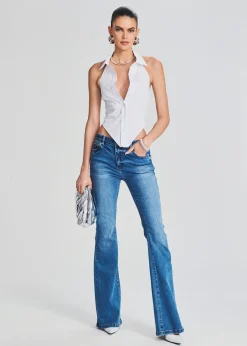 Clearance Demi Mid Rise Jean Bottoms