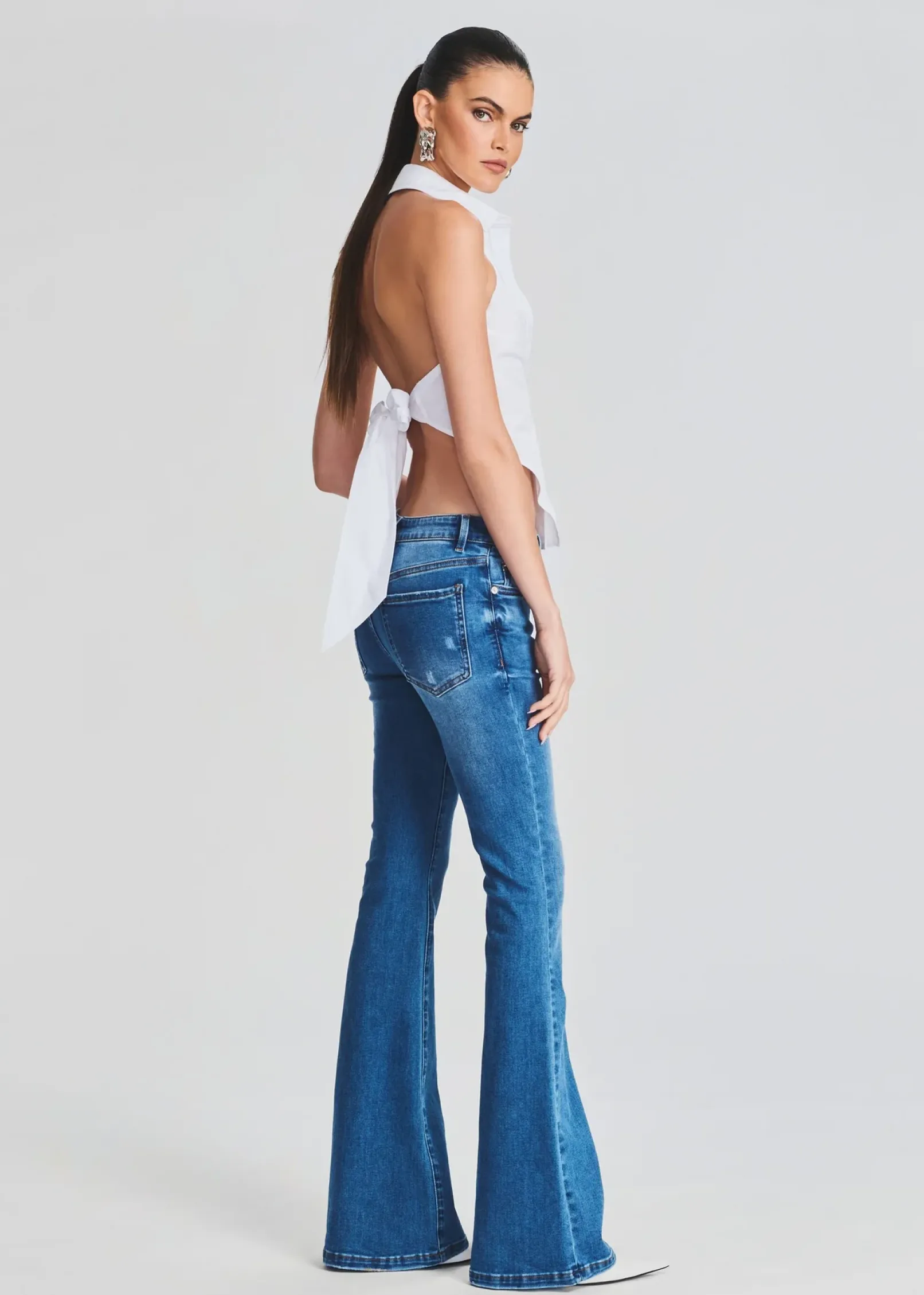 Clearance Demi Mid Rise Jean Bottoms
