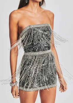 Sale Dixie Sequin Fringe Dress Exclusively Ours