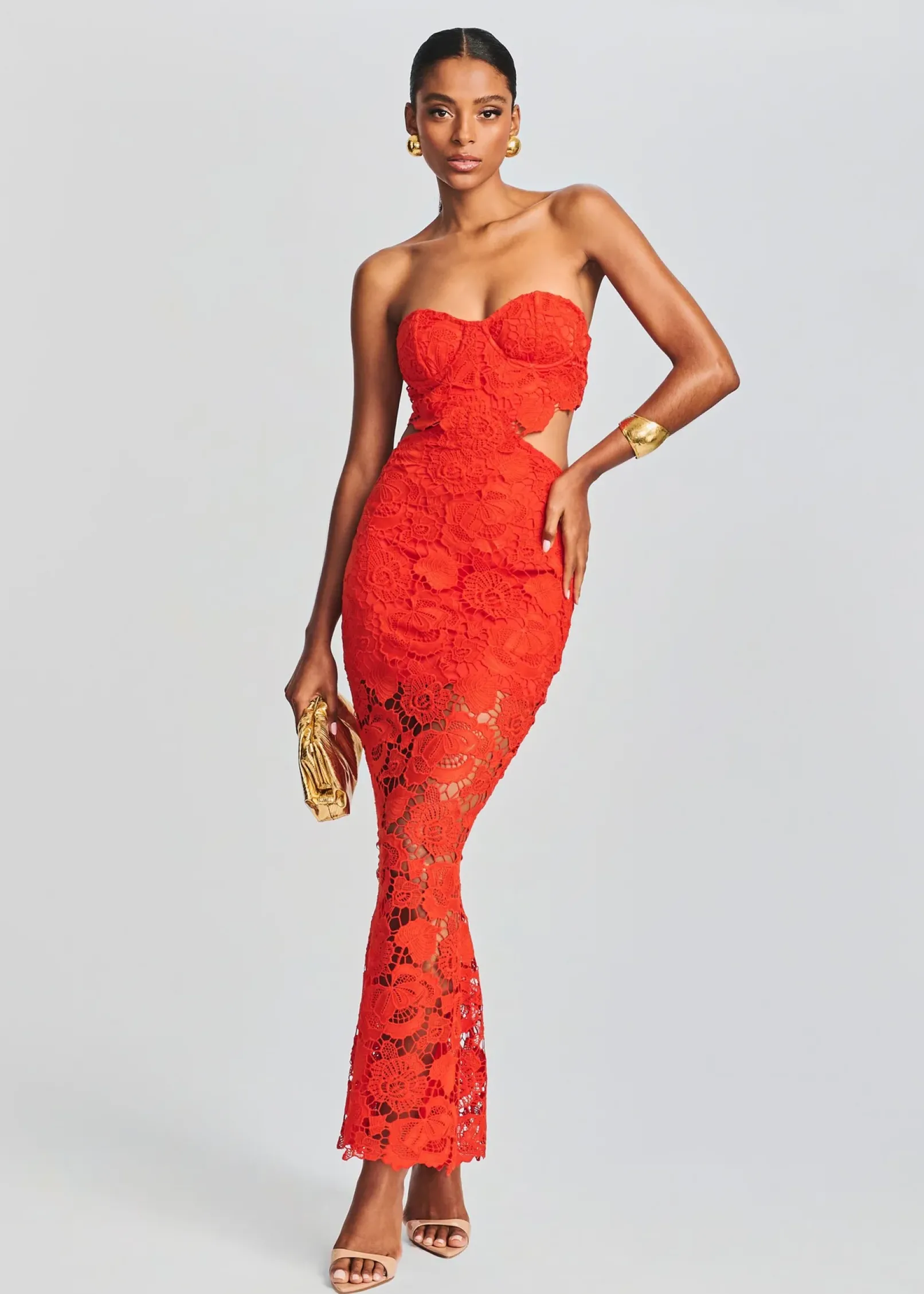 Best Sale Eliza Lace Maxi Dress Guest Of
