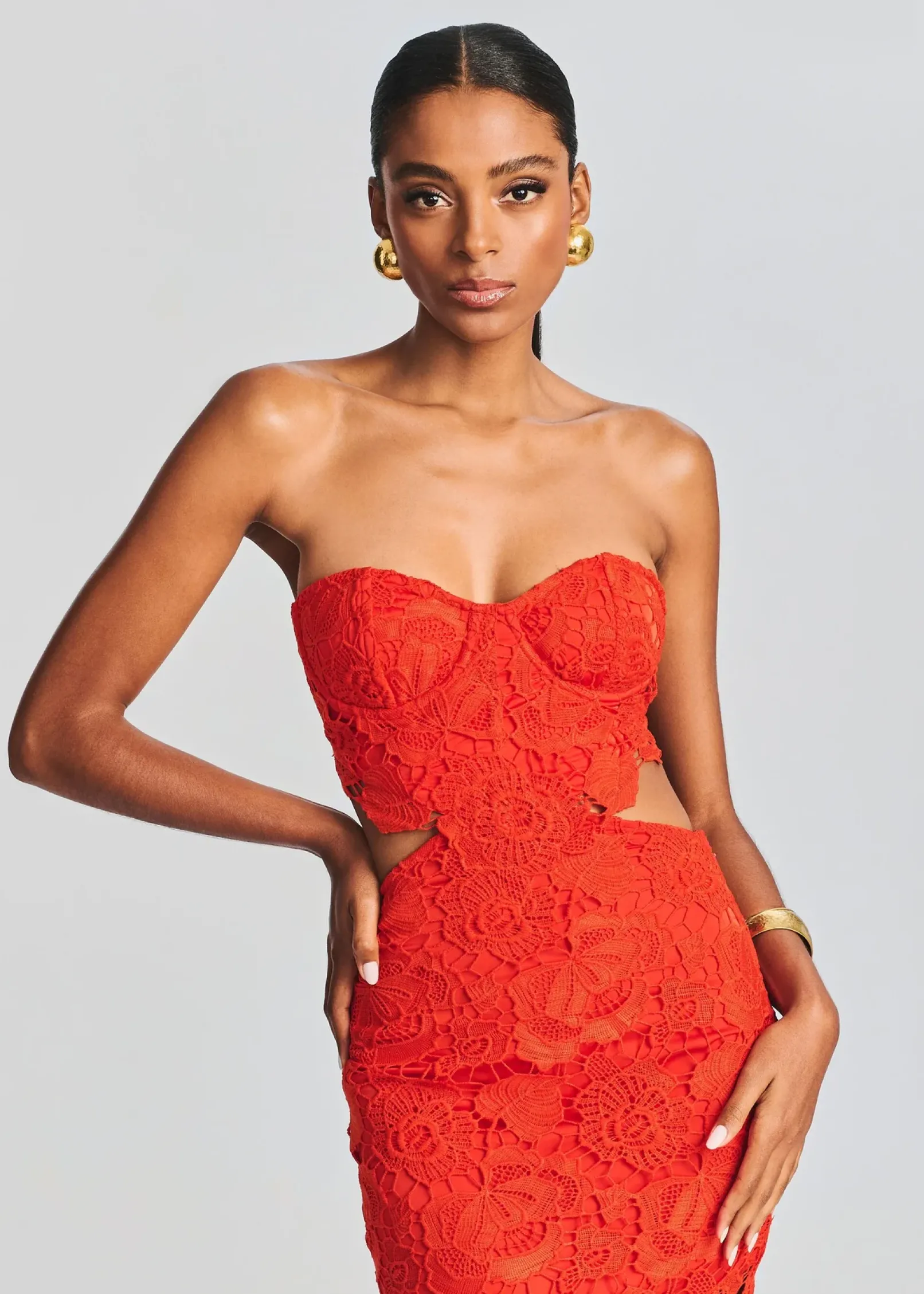 Best Sale Eliza Lace Maxi Dress Guest Of