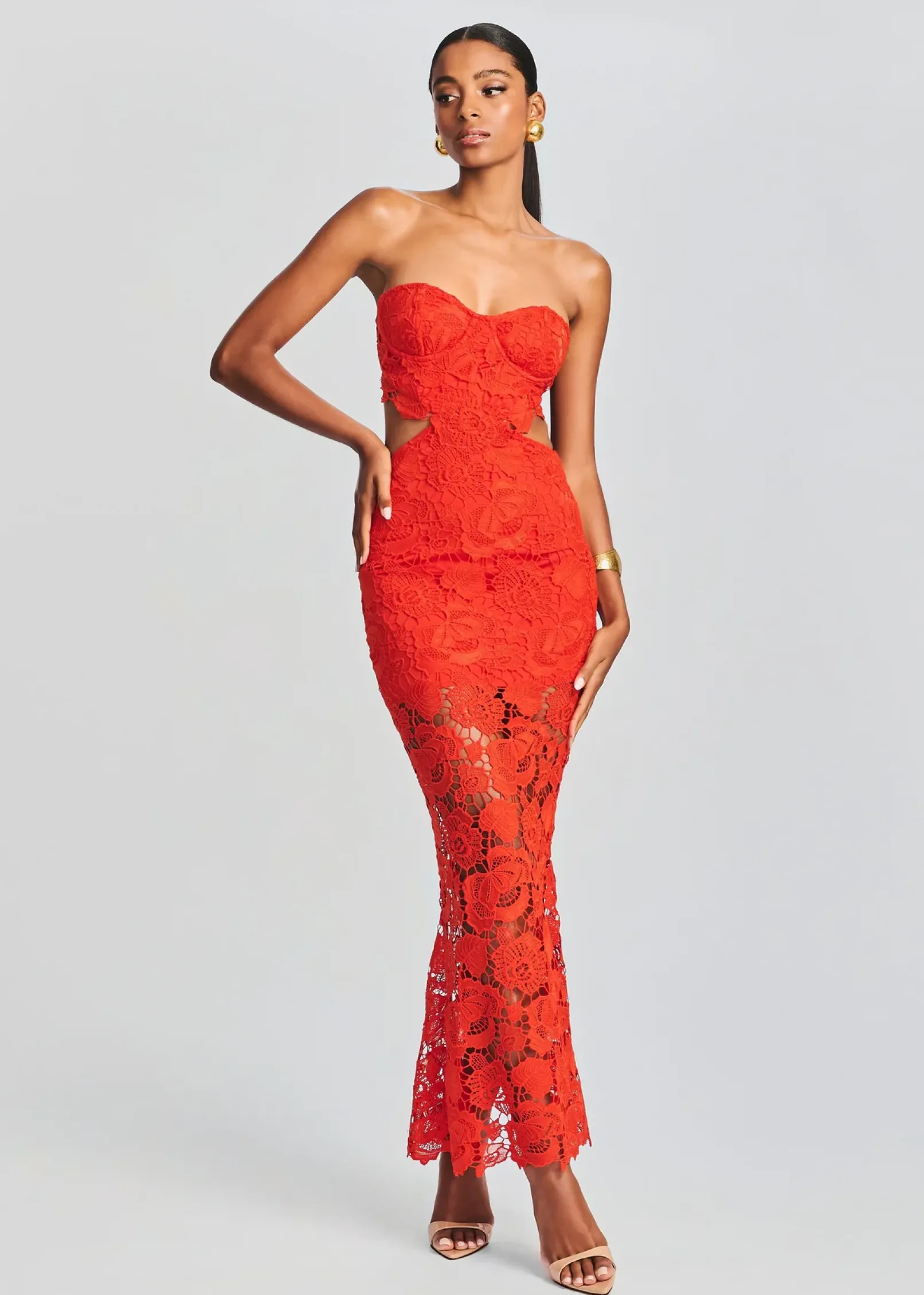 Best Sale Eliza Lace Maxi Dress Guest Of