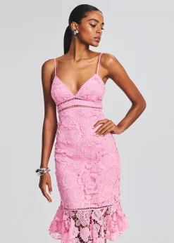 Shop Eliza Lace Midi Dress Midi