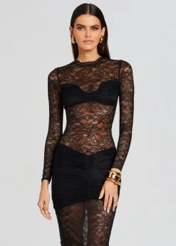 Online Ellie Lace Midi Dress Midi