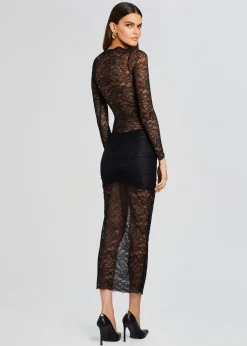 Online Ellie Lace Midi Dress Midi