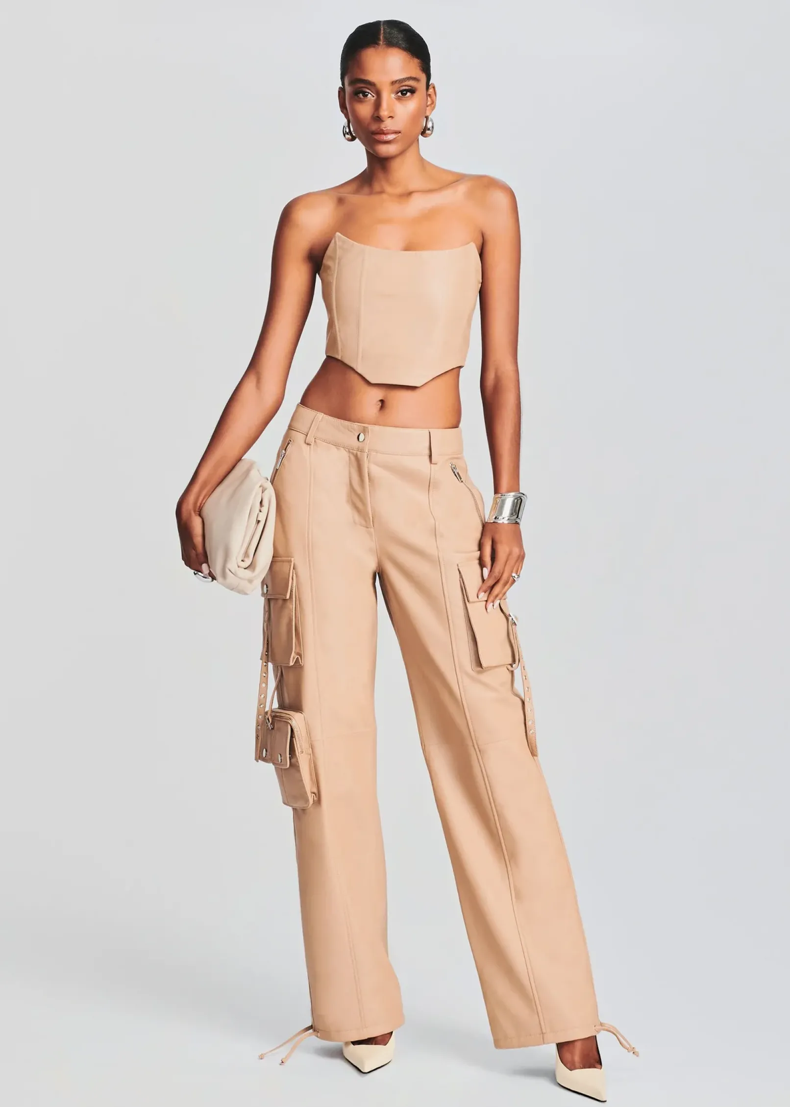 Shop Eloise Leather Top Day to Night
