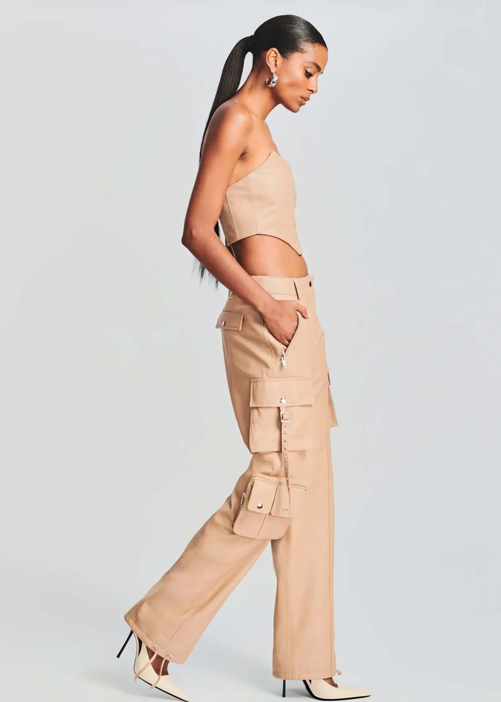 Shop Eloise Leather Top Day to Night