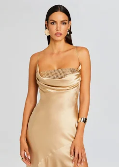Best Sale Emery Embellished Silk Dress Resort '24