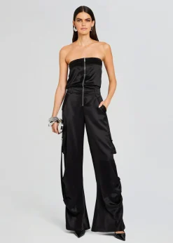 Sale Estrella Cargo Jumpsuit Business Chic