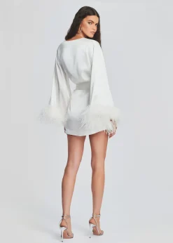 Fashion Eva Feather Robe Rehearsal Dinner