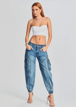 Discount Everette Cargo Pant Denim