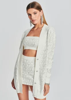 Cheap Faye Embellished Knit Bra Honeymoon Looks