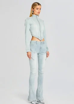 Clearance Ferris Zipper Jean Denim