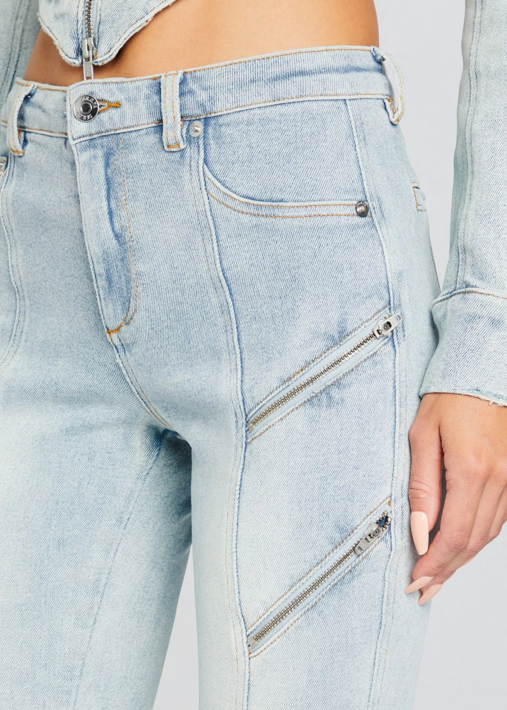 Sale Ferris Zipper Jean Resort '24
