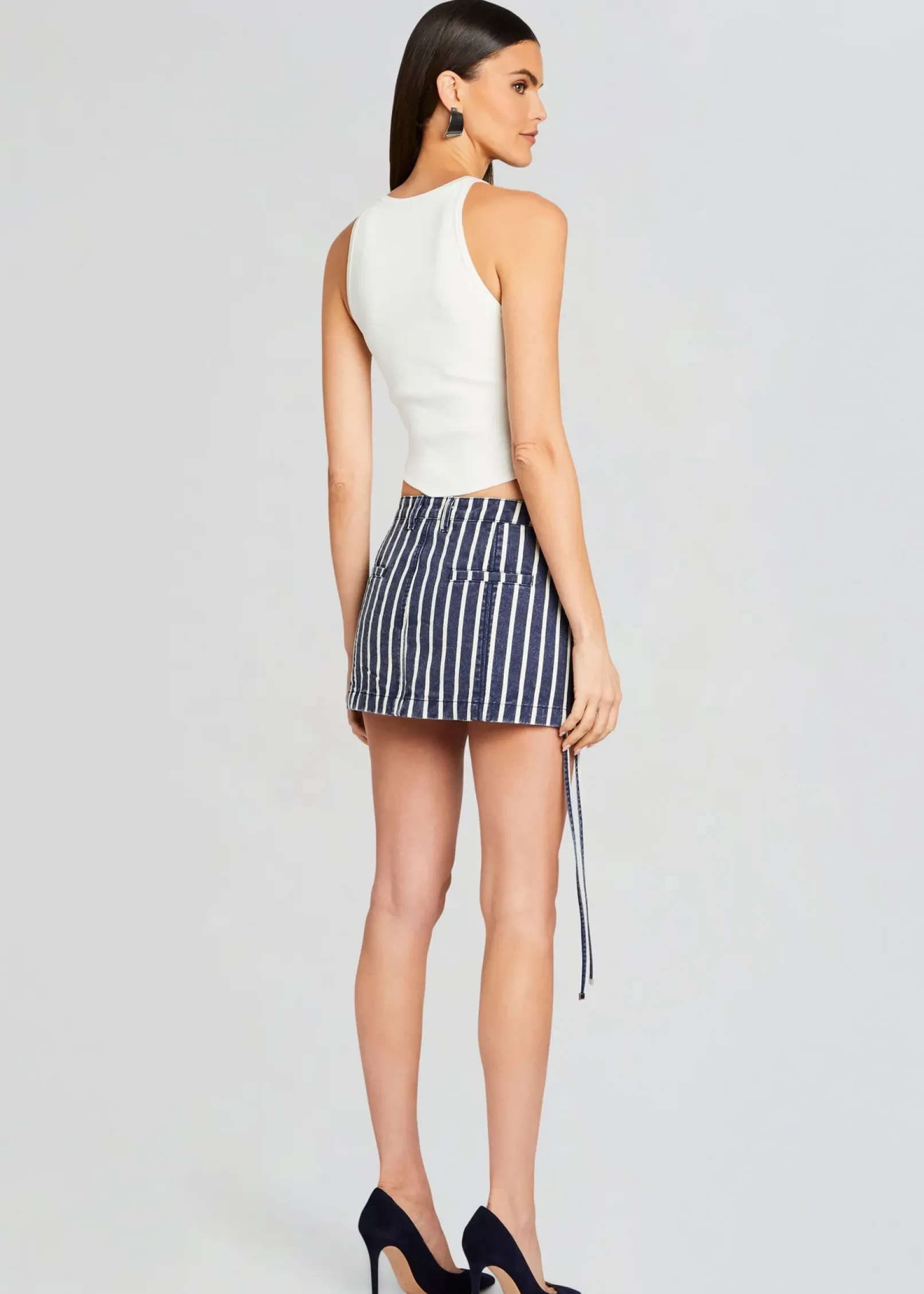 Clearance Finn Cargo Skirt Denim