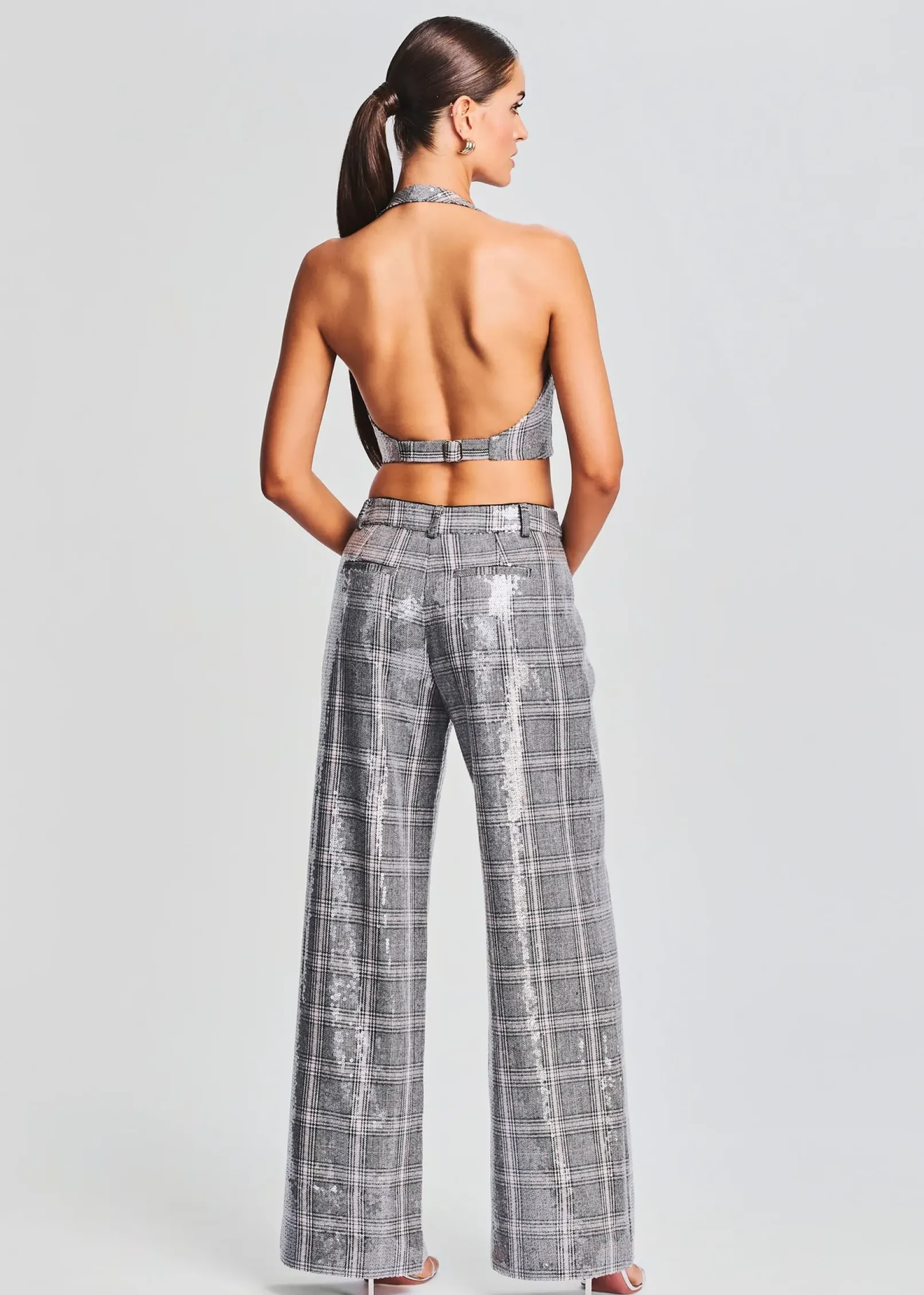 Fashion Fleur Sequin Pant Business Chic