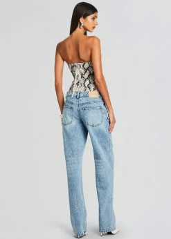 Flash Sale Flora Denim Pant RETROFÊTE