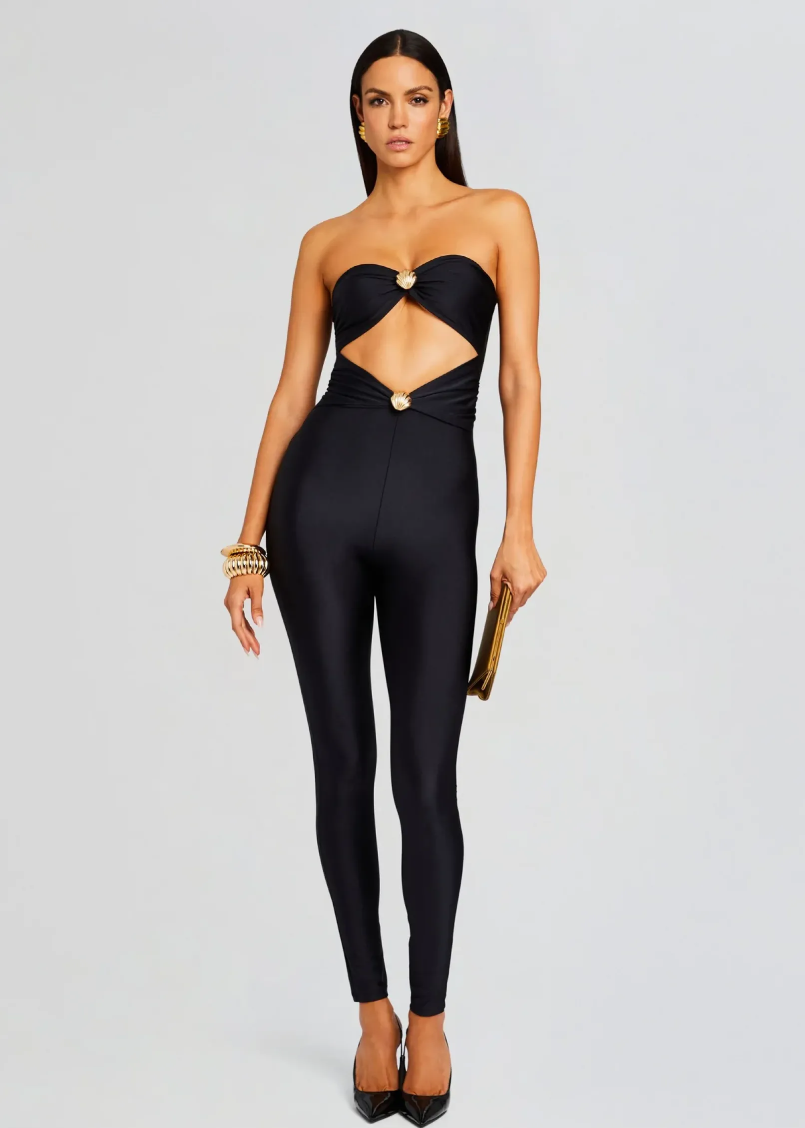 Best Fluer Lycra Jumpsuit Resort '24