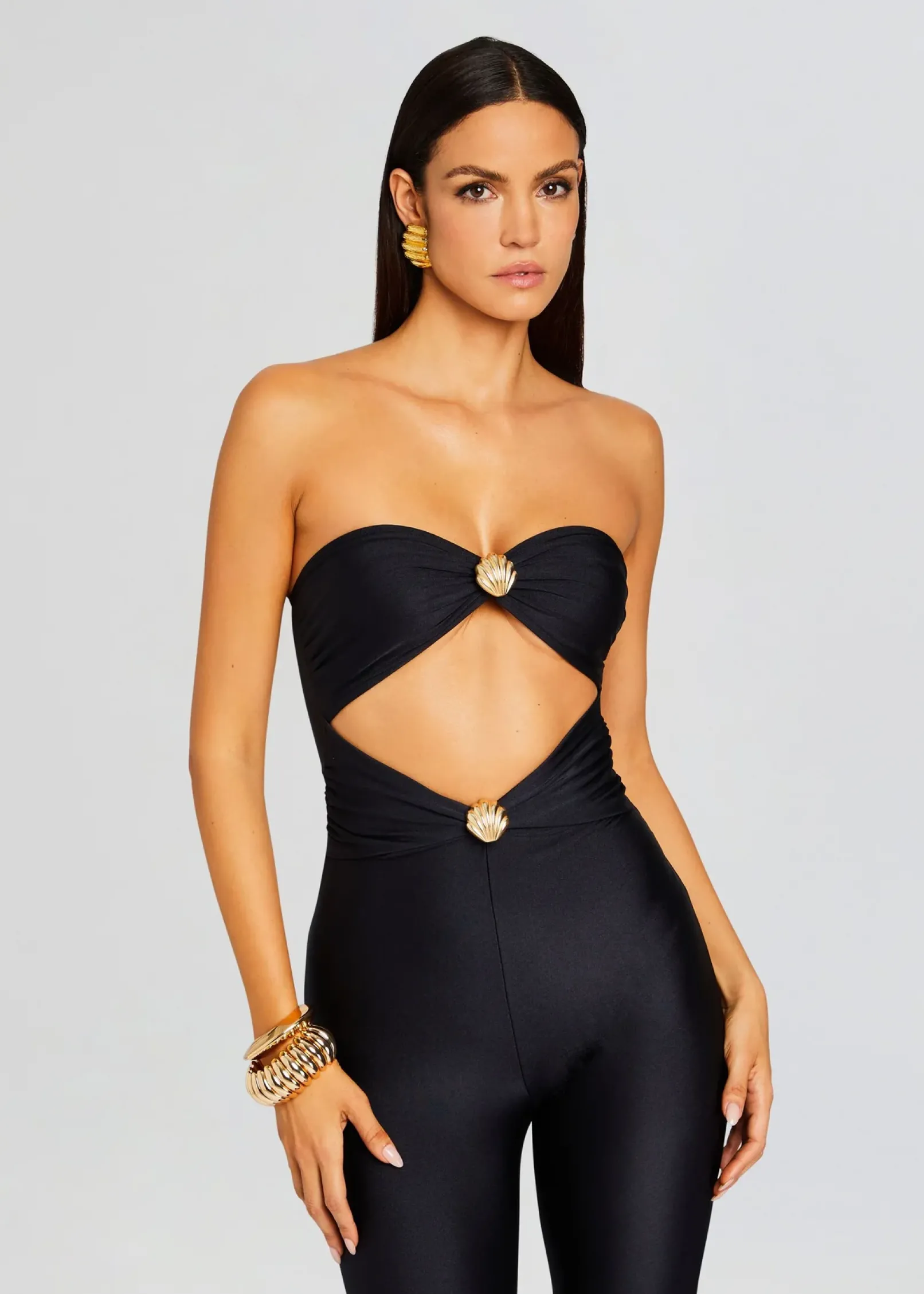 Best Fluer Lycra Jumpsuit Resort '24