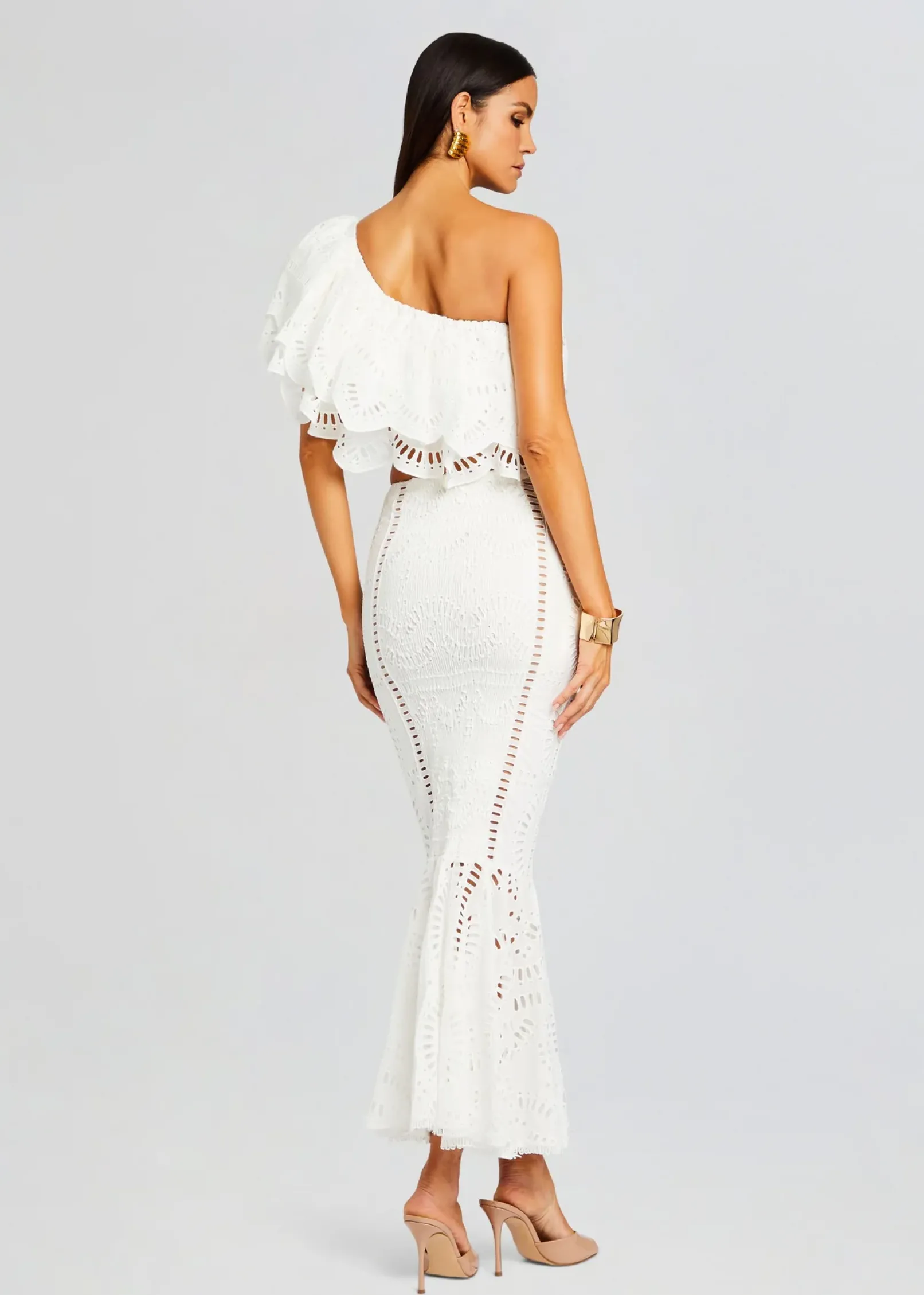 Cheap Fray Long Skirt The Destination Bride
