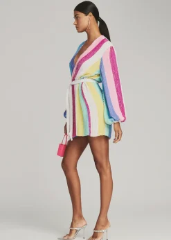 Clearance Gabrielle Sequin Robe Guest Of