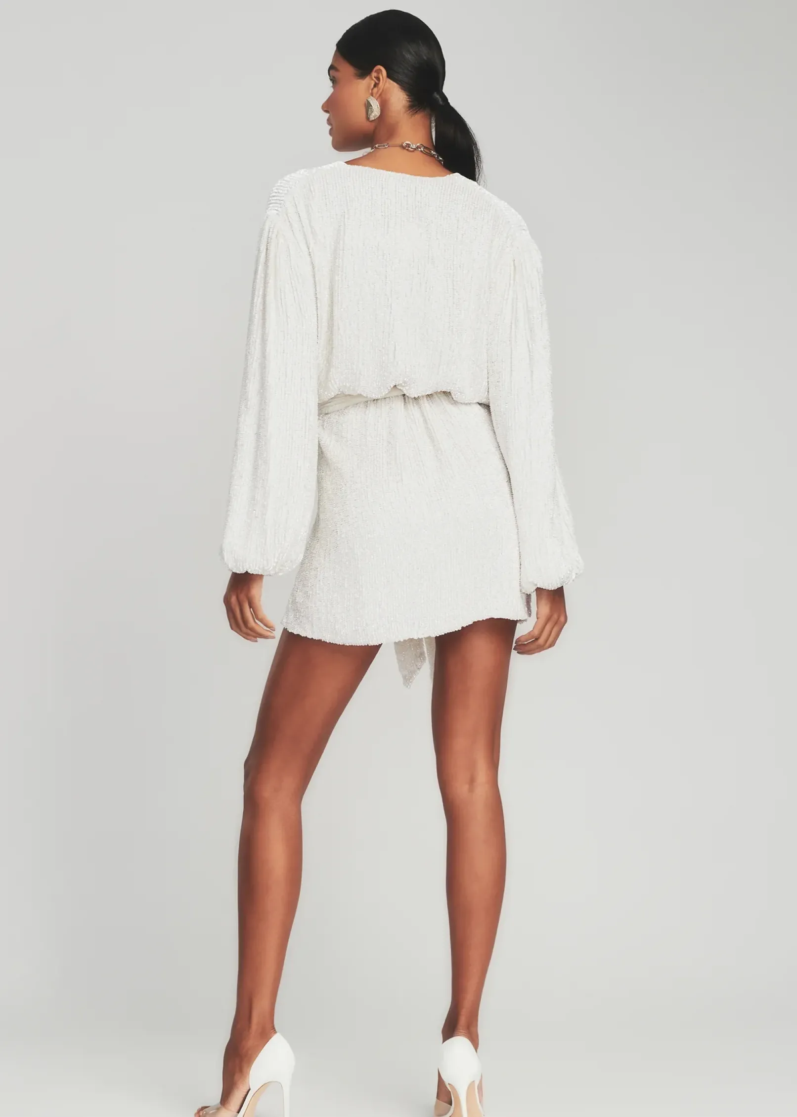 Shop Gabrielle Sequin Robe Reception Dresses