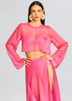 Discount Grace Cropped Shirt Resort '24