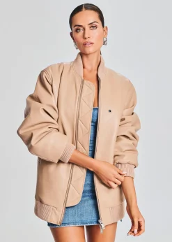 Flash Sale Halle Leather Jacket Men Neutral Moments