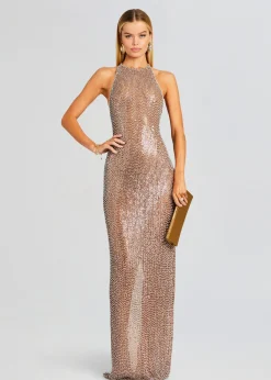 Shop Haven Embellished Dress Subtle Shimmer
